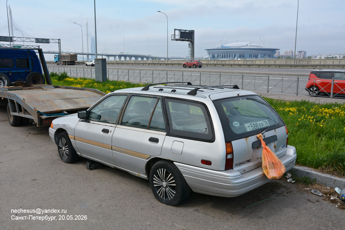 Санкт-Петербург, № Т 588 ЕР 78 — Ford Escort (North America) (2G) '92-96