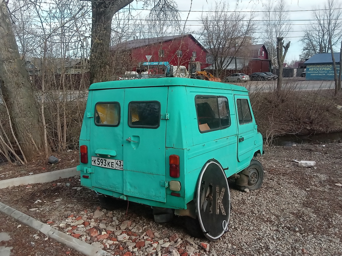 Кировская область, № К 593 КЕ 43 — ЛуАЗ-969М '79-96
