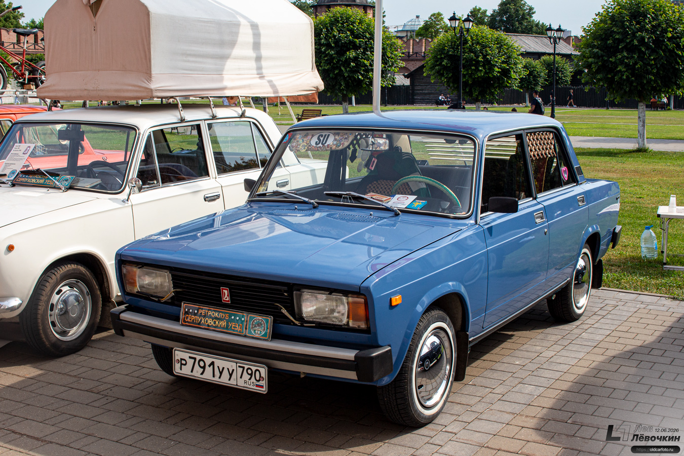 Московская область, № Р 791 УУ 790 — ВАЗ-2105 Жигули '80-91; Тульская область — Автомобильный фестиваль "Автострада — 2026"
