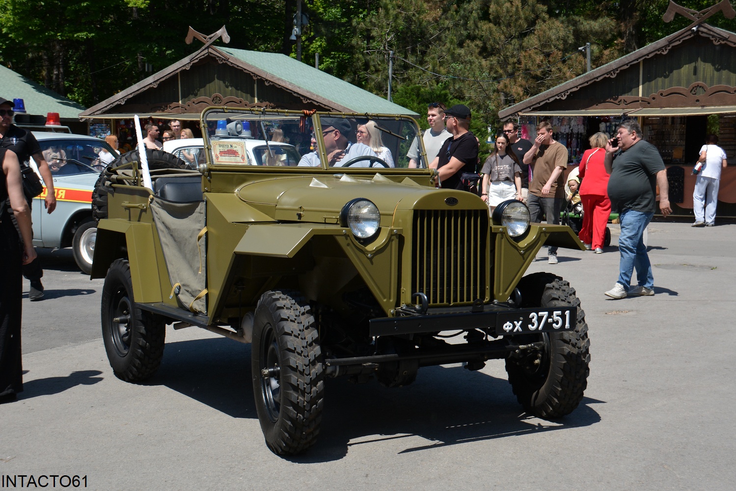 Ростовская область, № ФХ 37-51 — ГАЗ-67 '43-44; Ростовская область — Retro Motor Show_2026_Май