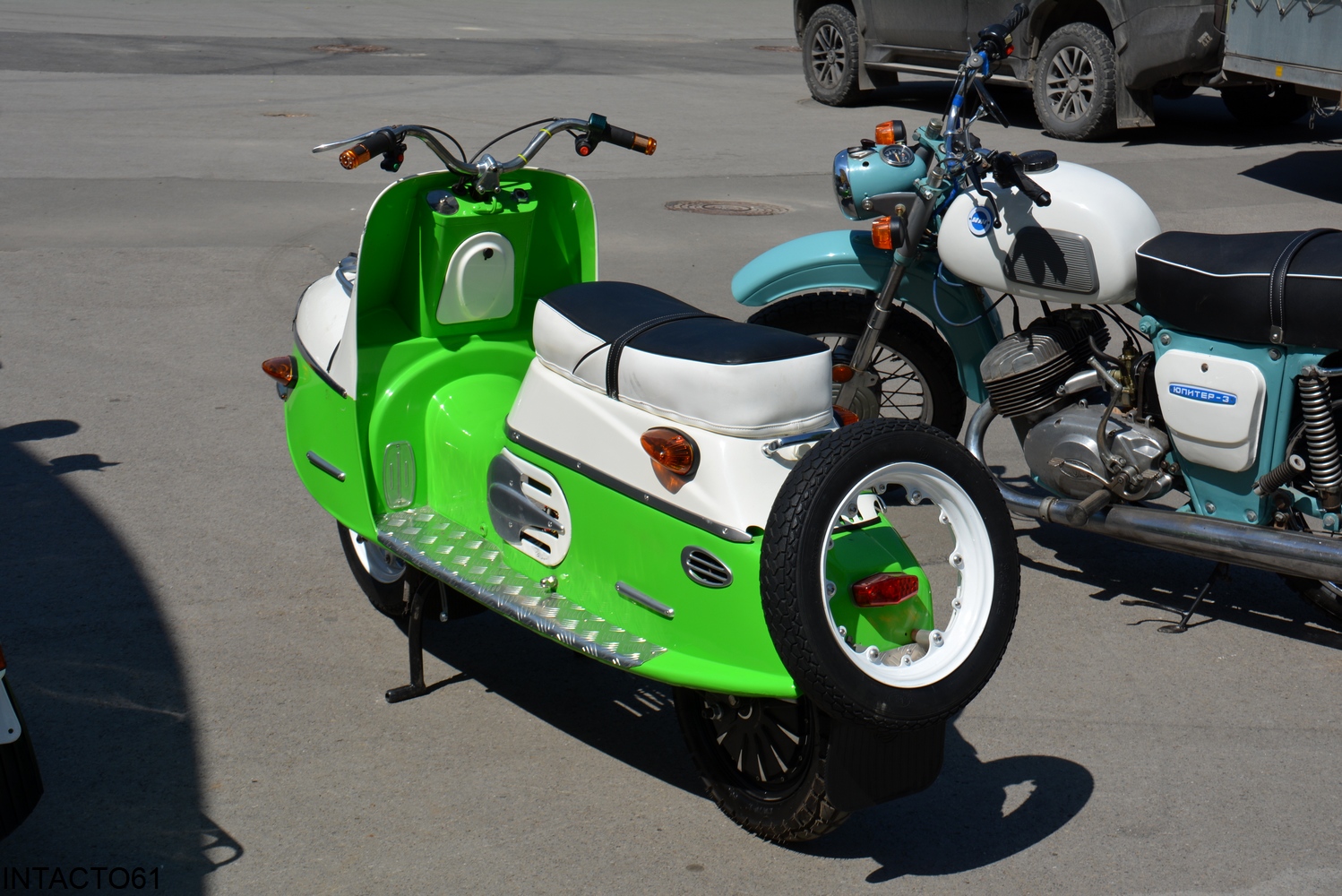 Ростовская область, № (61) Б/Н МТ 0052 — Čezeta 501 '57-60; Ростовская область — Retro Motor Show_2026_Май