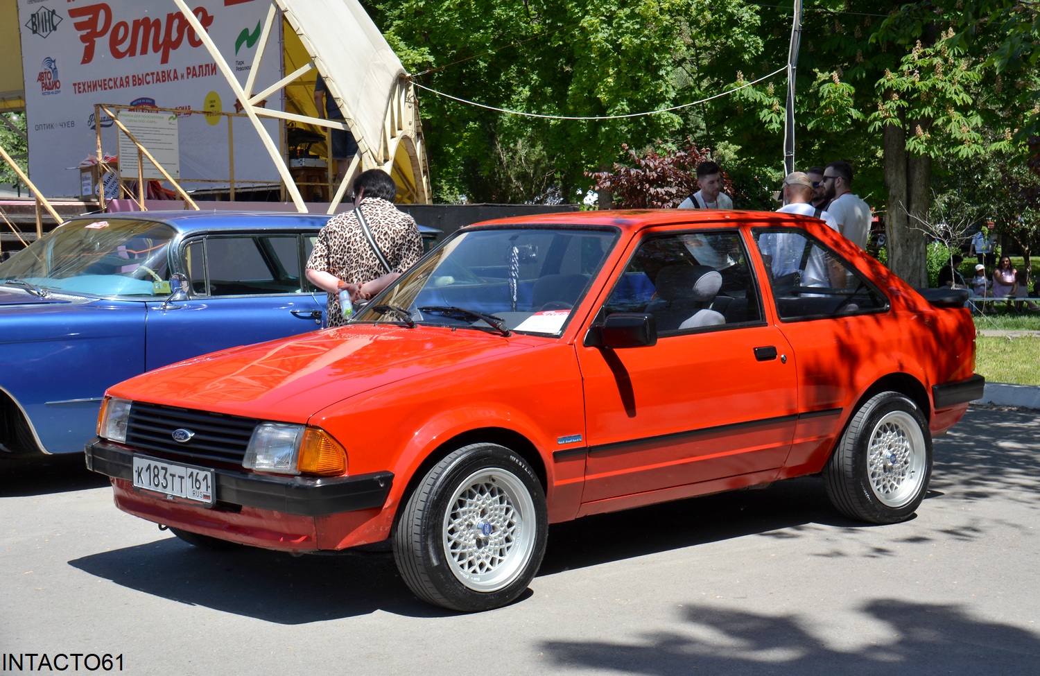 Ростовская область, № К 183 ТТ 161 — Ford Escort MkIII '80-86; Ростовская область — Retro Motor Show_2026_Май