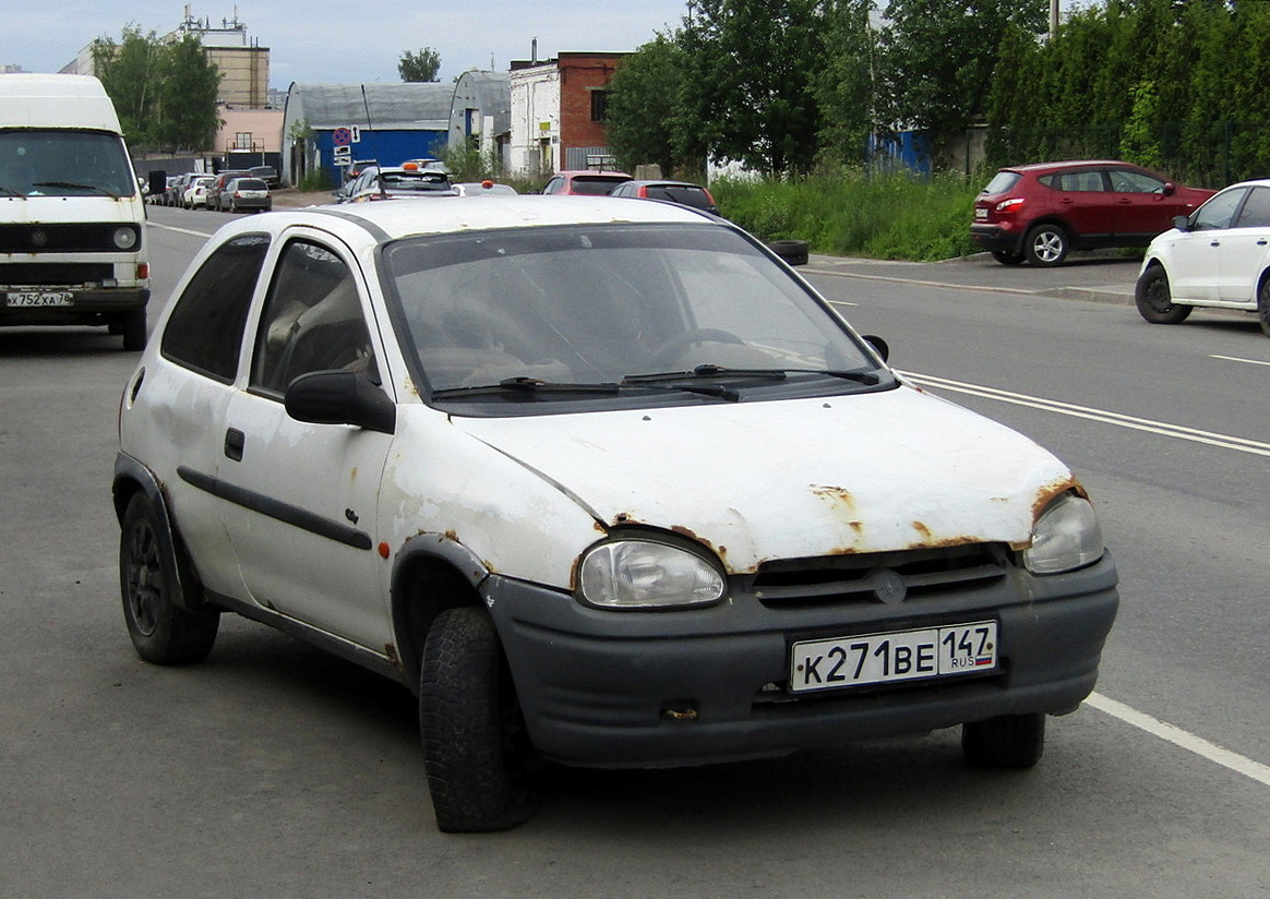 Ленинградская область, № К 271 ВЕ 147 — Opel Corsa (B) '93-00
