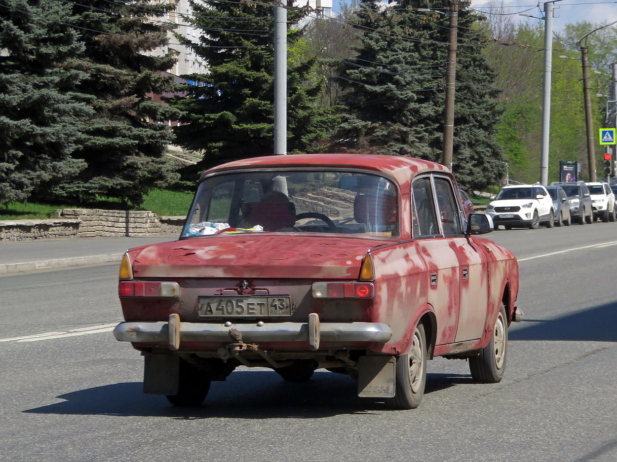 Кировская область, № А 405 ЕТ 43 — Москвич-412ИЭ-028 (Иж) '82-01