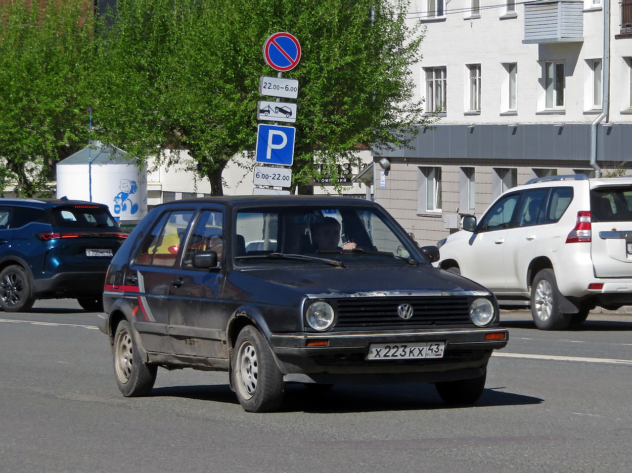 Кировская область, № Х 223 КХ 43 — Volkswagen Golf (Typ 19) '83-92