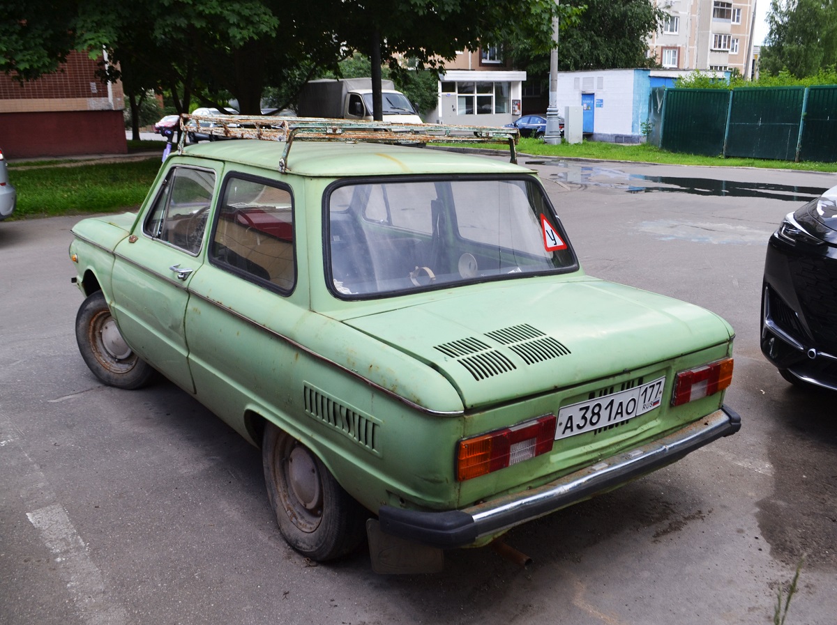 Москва, № А 381 АО 177 — ЗАЗ-968М Запорожец '79-94