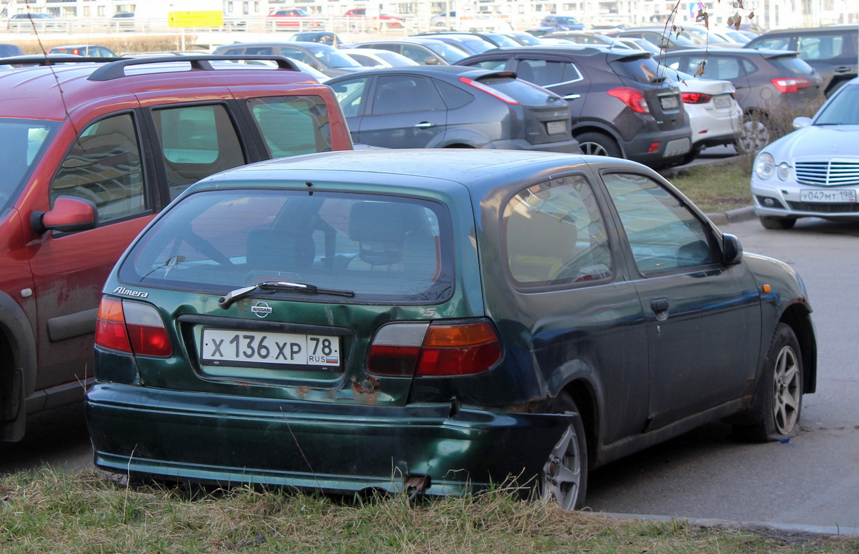 Санкт-Петербург, № Х 136 ХР 78 — Nissan Almera (N15) '95-00