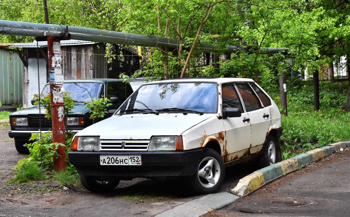 Нижегородская область, № А 206 НС 152 — ВАЗ-21093 '88-93