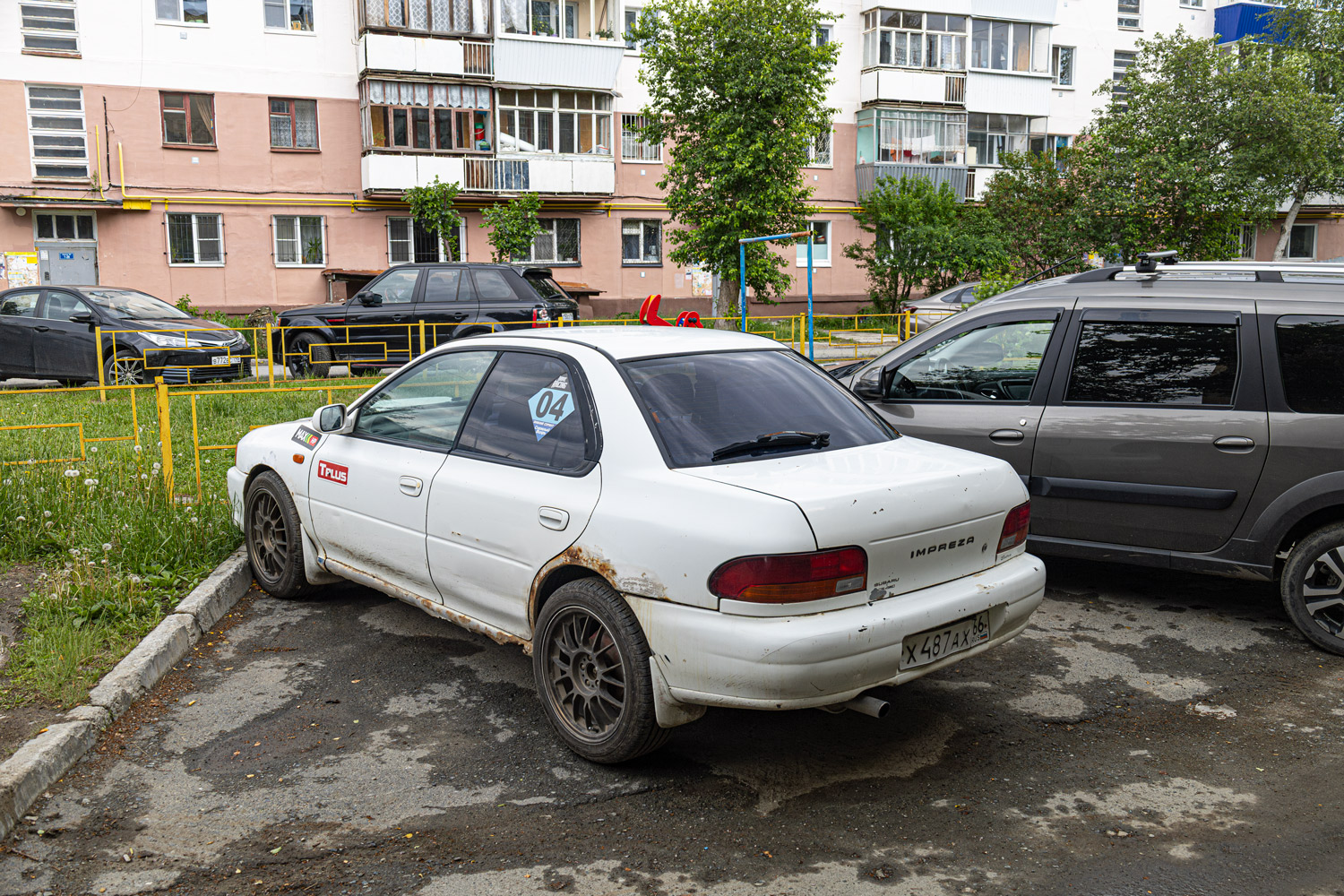Свердловская область, № Х 487 АХ 66 — Subaru Impreza (1G) '92-01