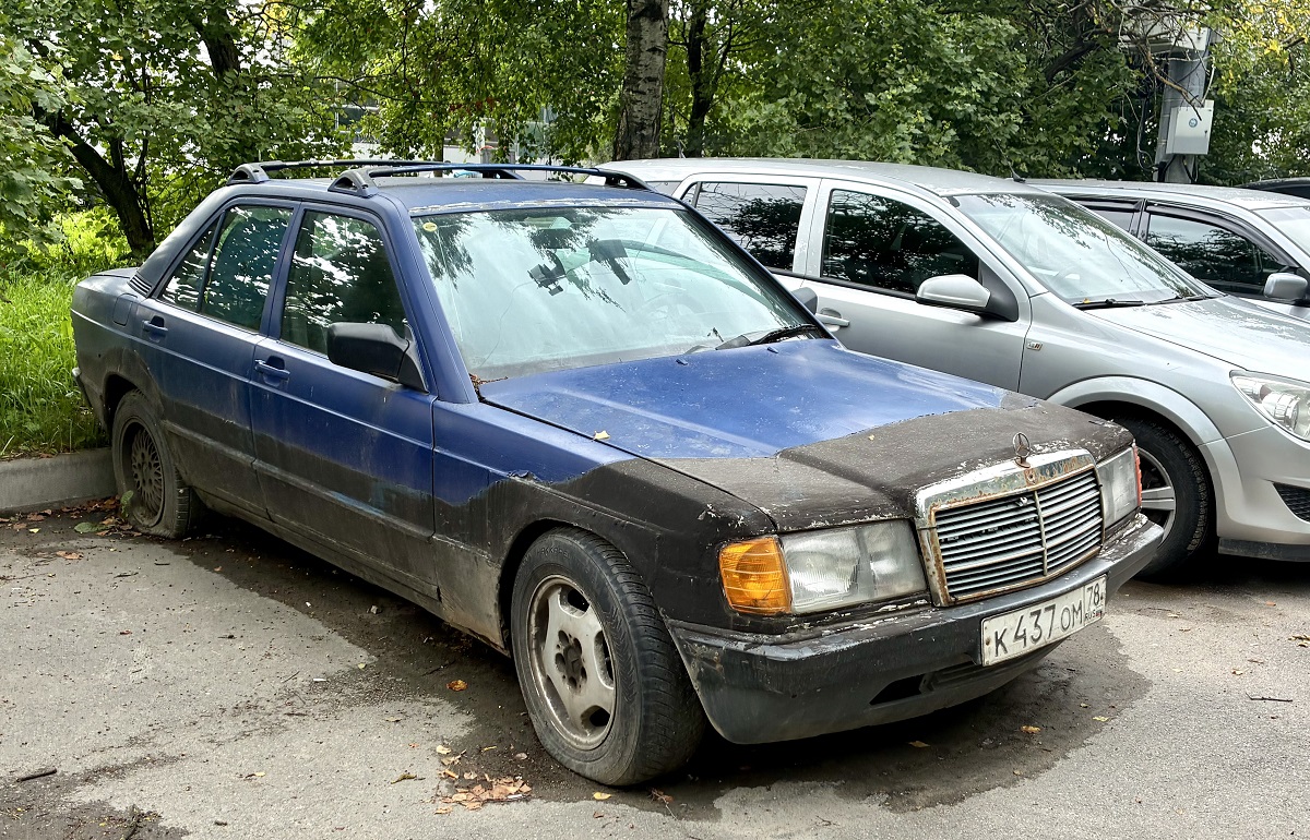 Санкт-Петербург, № К 437 ОМ 78 — Mercedes-Benz 190 (W201) '82-93