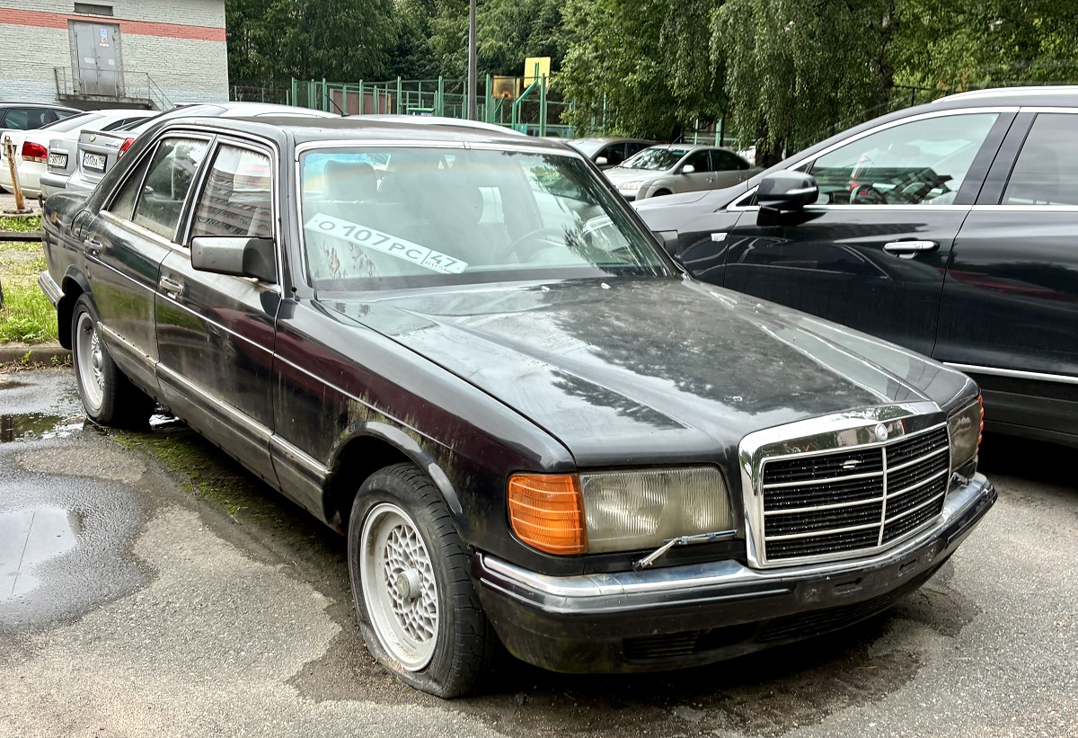 Ленинградская область, № О 107 РС 47 — Mercedes-Benz (W126) '79-91