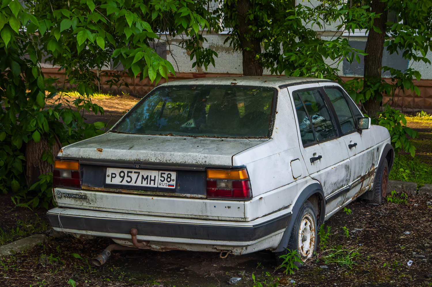 Пензенская область, № Р 957 МН 58 — Volkswagen Jetta Mk2 (Typ 16) '84-92