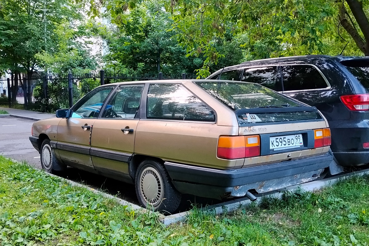 Москва, № К 595 ВО 99 — Audi 100 Avant (C3) '82-91