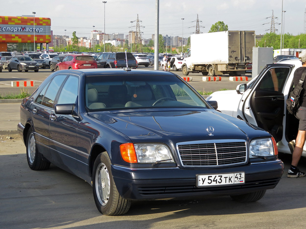Кировская область, № У 543 ТК 43 — Mercedes-Benz (W140) '91-98