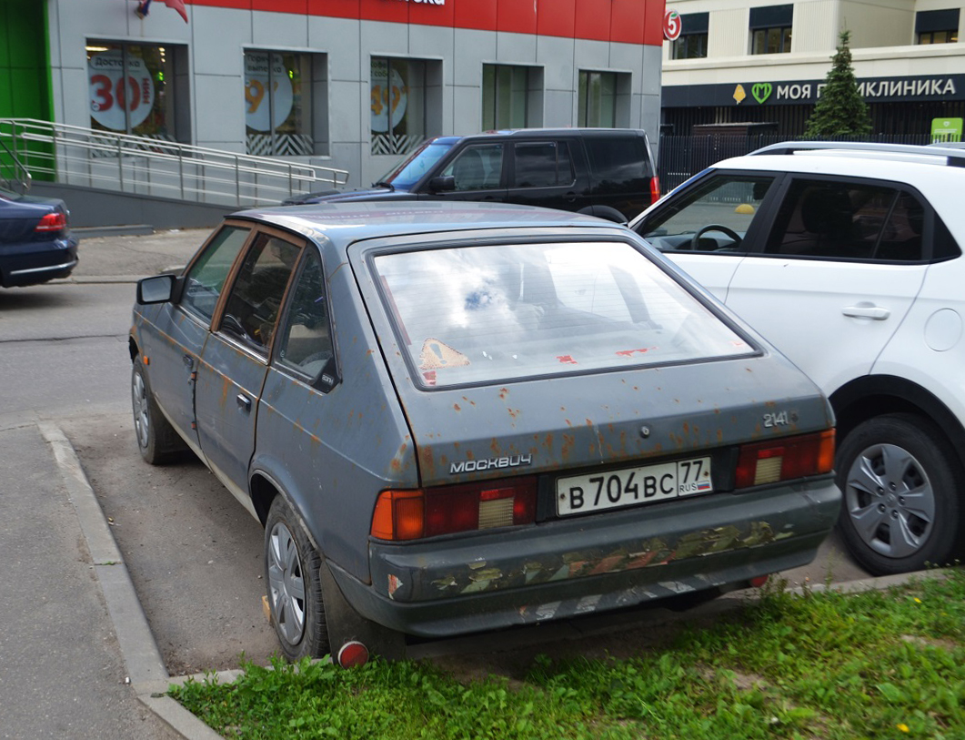 Москва, № В 704 ВС 77 — Москвич-2141 '86-98