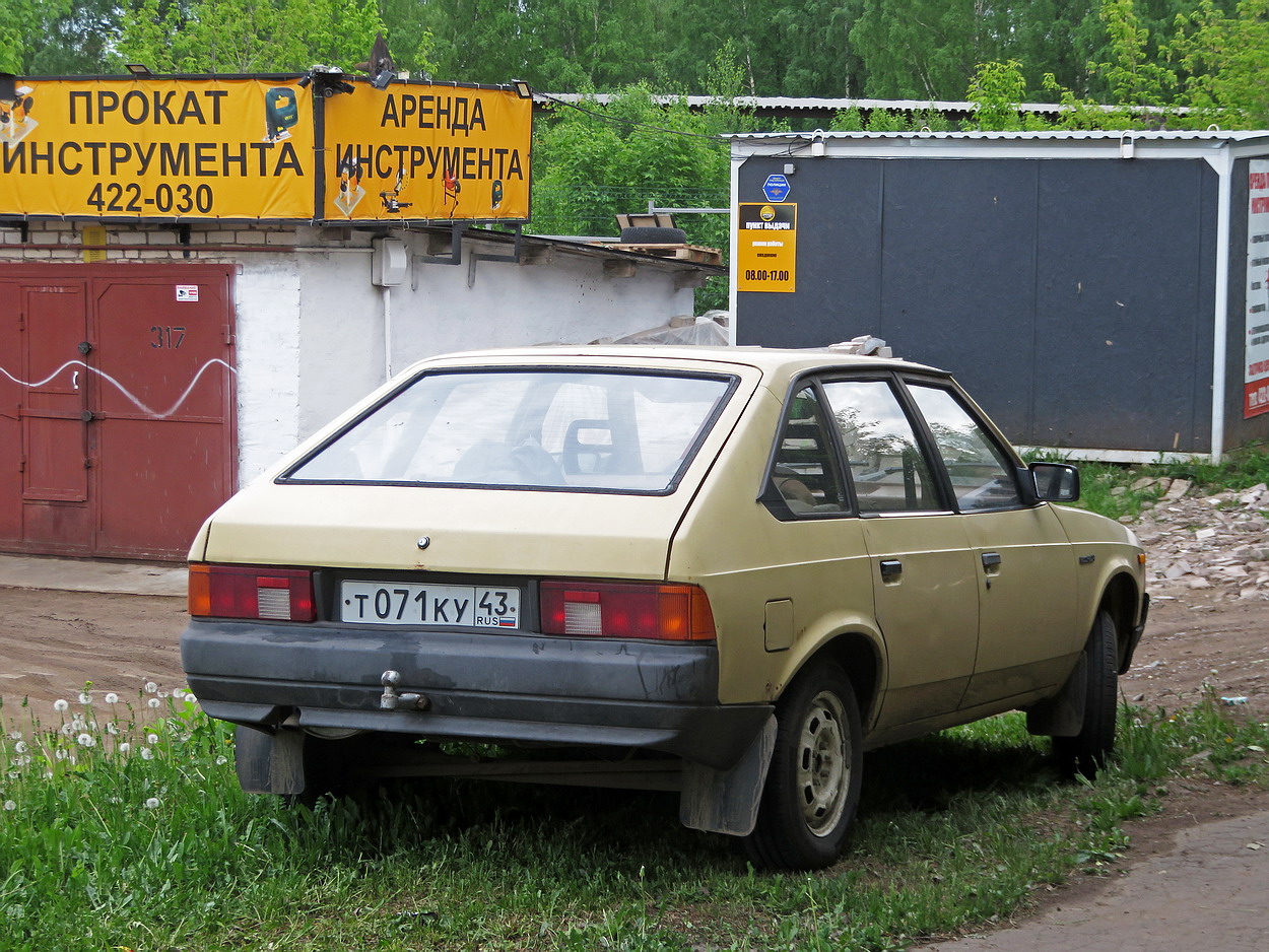 Кировская область, № Т 071 КУ 43 — Москвич-21412 '86-94