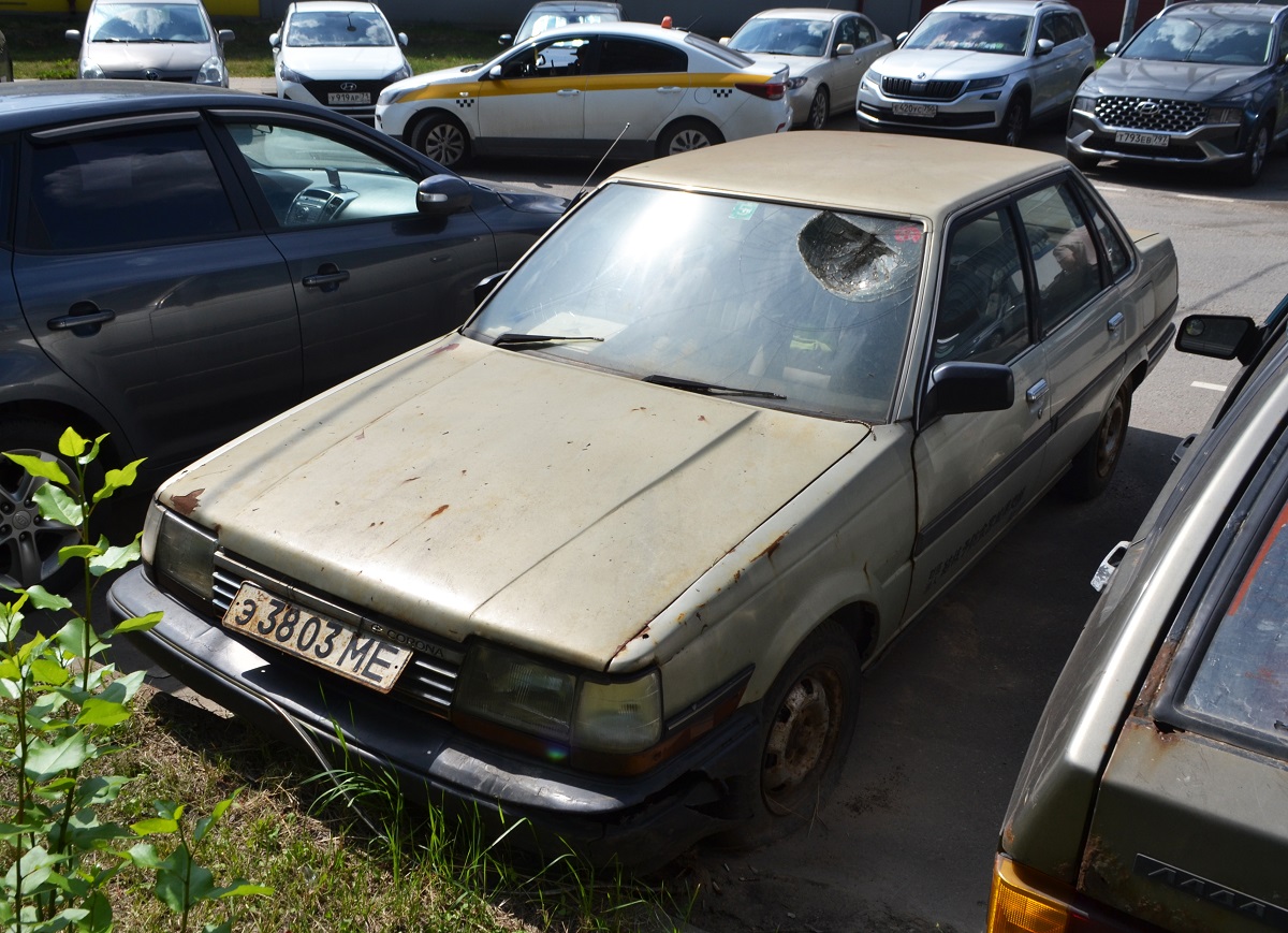 Москва, № Э 3803 МЕ — Toyota Corona (T150/T160) '83-89