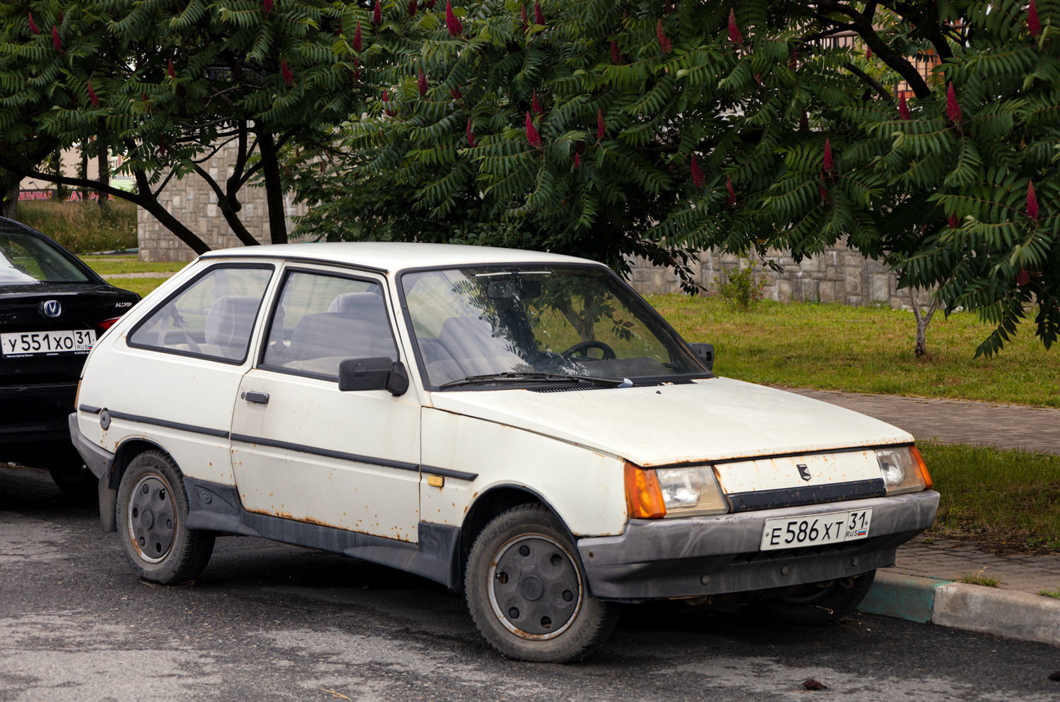 Белгородская область, № Е 586 ХТ 31 — ЗАЗ-110216 Таврия '90-99