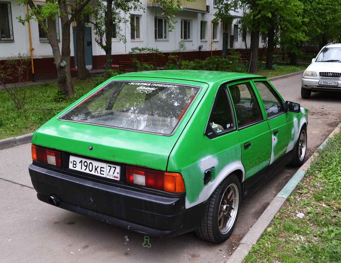 Москва, № В 190 КЕ 77 — Москвич-2141 '86-98