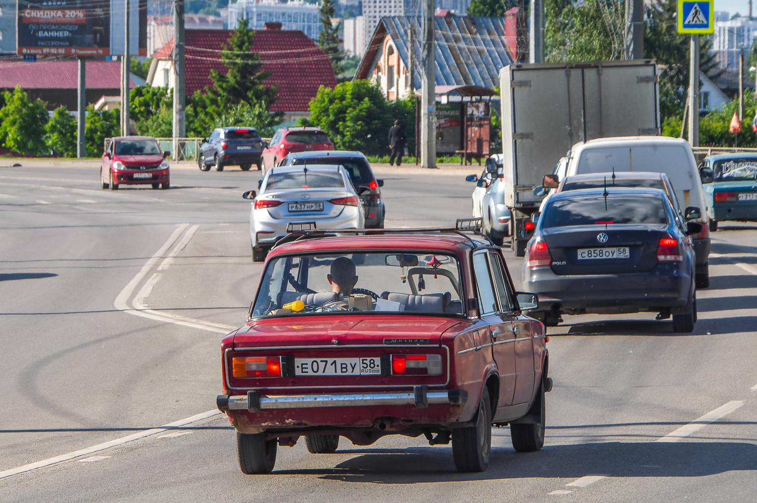 Пензенская область, № Е 071 ВУ 58 — ВАЗ-21061 Жигули '79-01