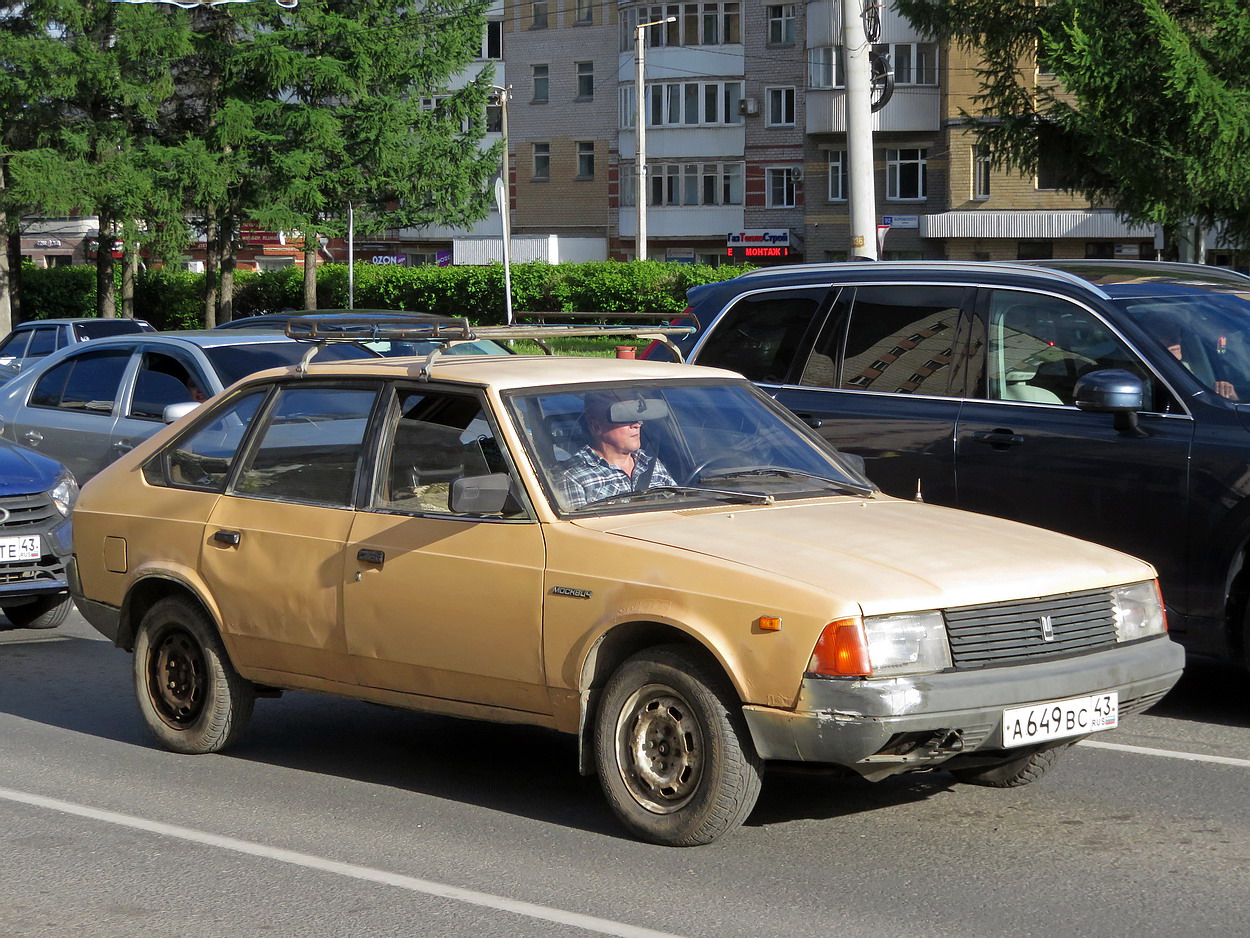 Кировская область, № А 649 ВС 43 — Москвич-21412 '86-94