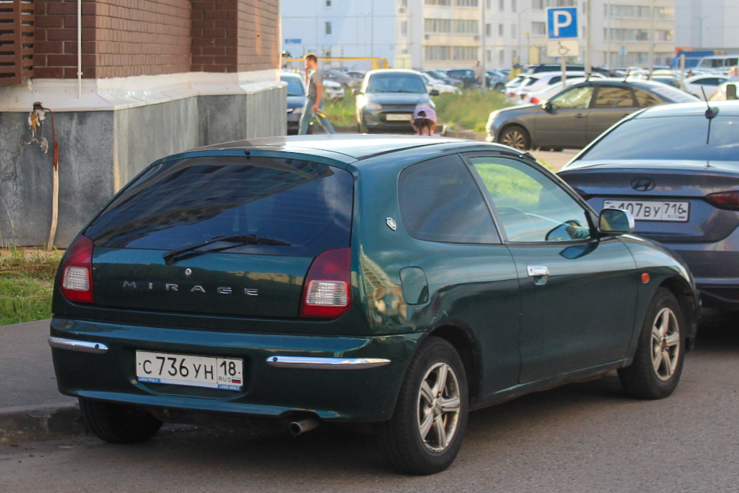 Удмуртия, № С 736 УН 18 — Mitsubishi Mirage (5G) '95-03