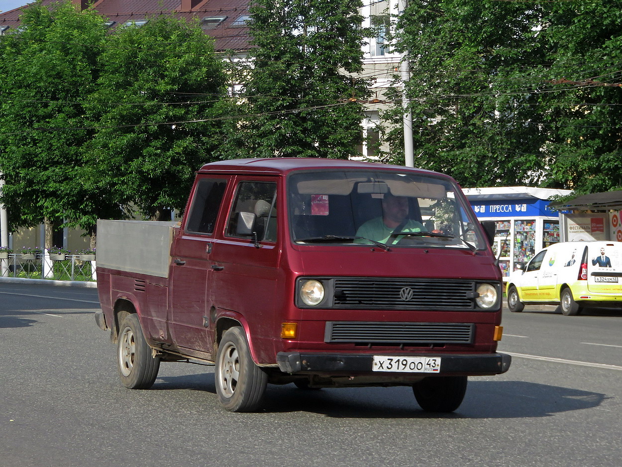 Кировская область, № Х 319 ОО 43 — Volkswagen (T3) Doppelkabine '79-92