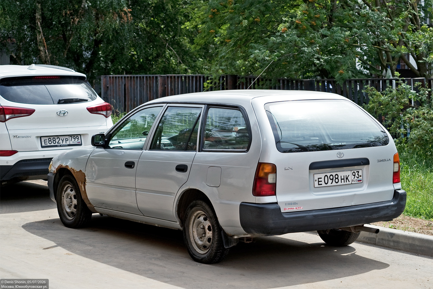 Краснодарский край, № Е 098 НК 93 — Toyota Corolla (E100) '91-02
