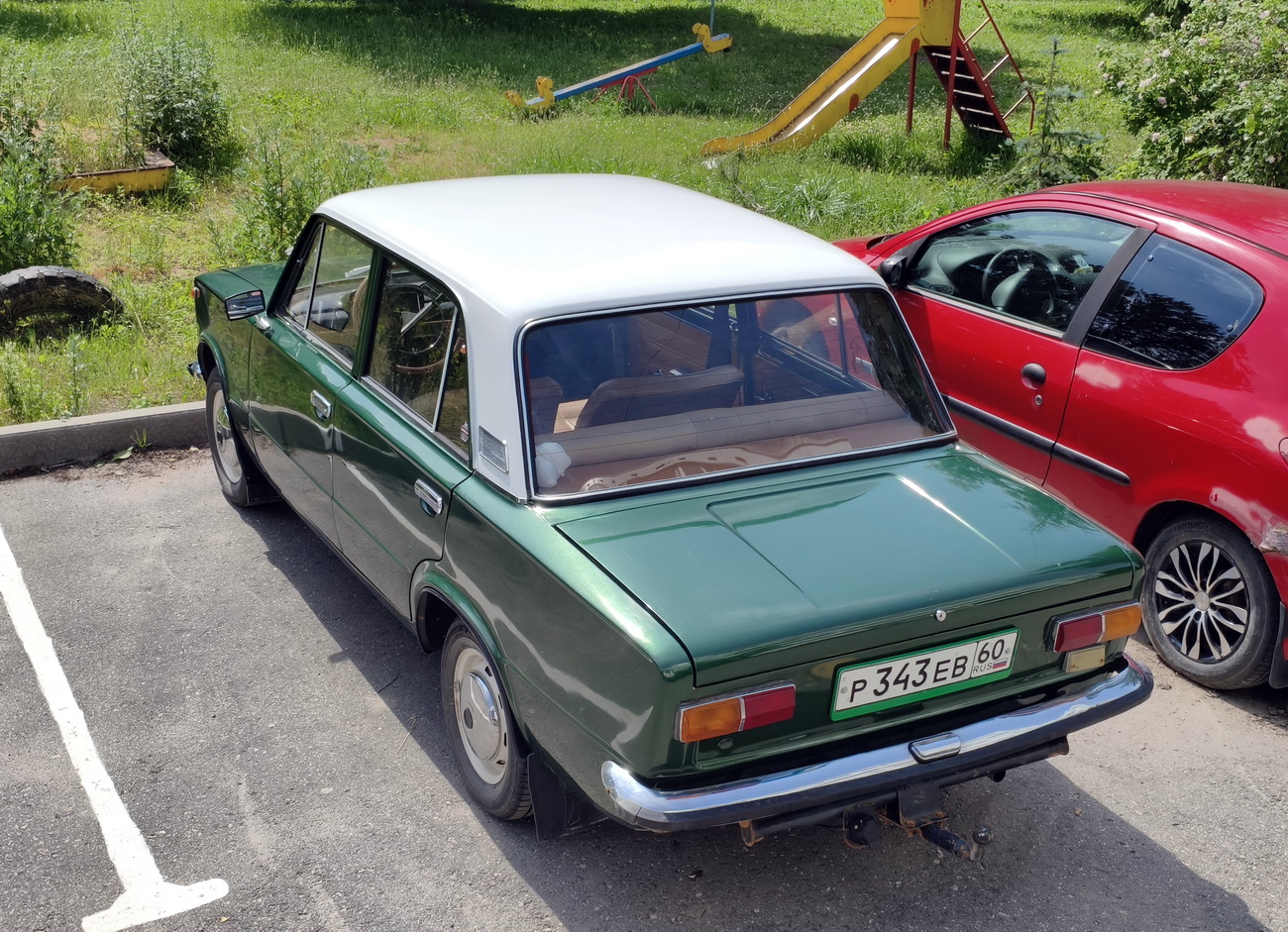 Псковская область, № Р 343 ЕВ 60 — ВАЗ-21011 Жигули '74-83