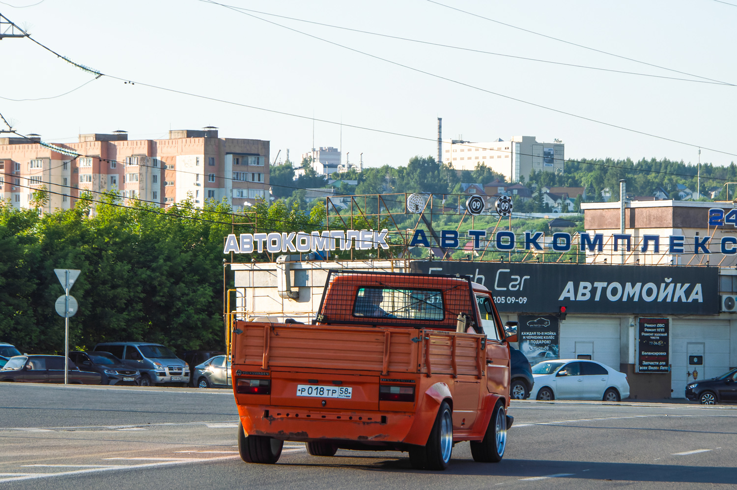 Пензенская область, № Р 018 ТР 58 — Volkswagen Typ 2 (T3) '79-92