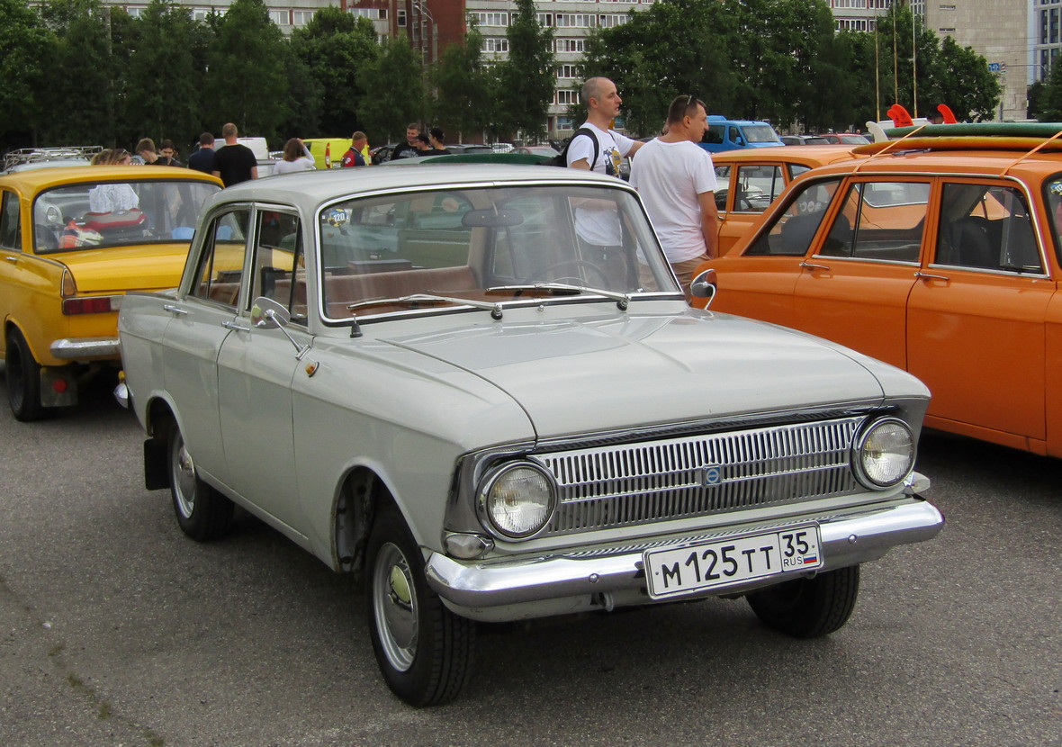 Вологодская область, № М 125 ТТ 35 — Москвич-412ИЭ (Иж) '70-82; Санкт-Петербург — Ежегодный праздник "День Москвича"