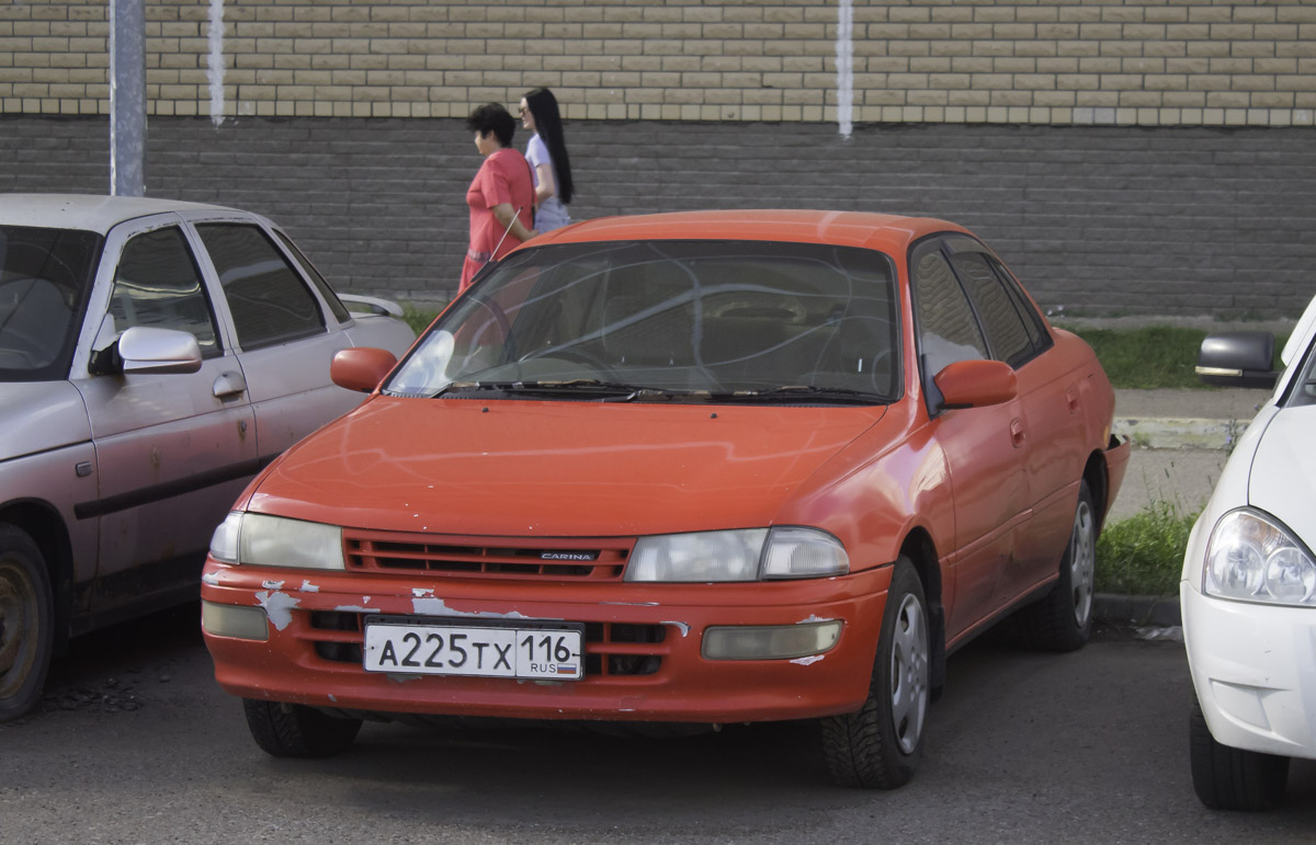 Татарстан, № А 225 ТХ 116 — Toyota Carina (T190) '92-96