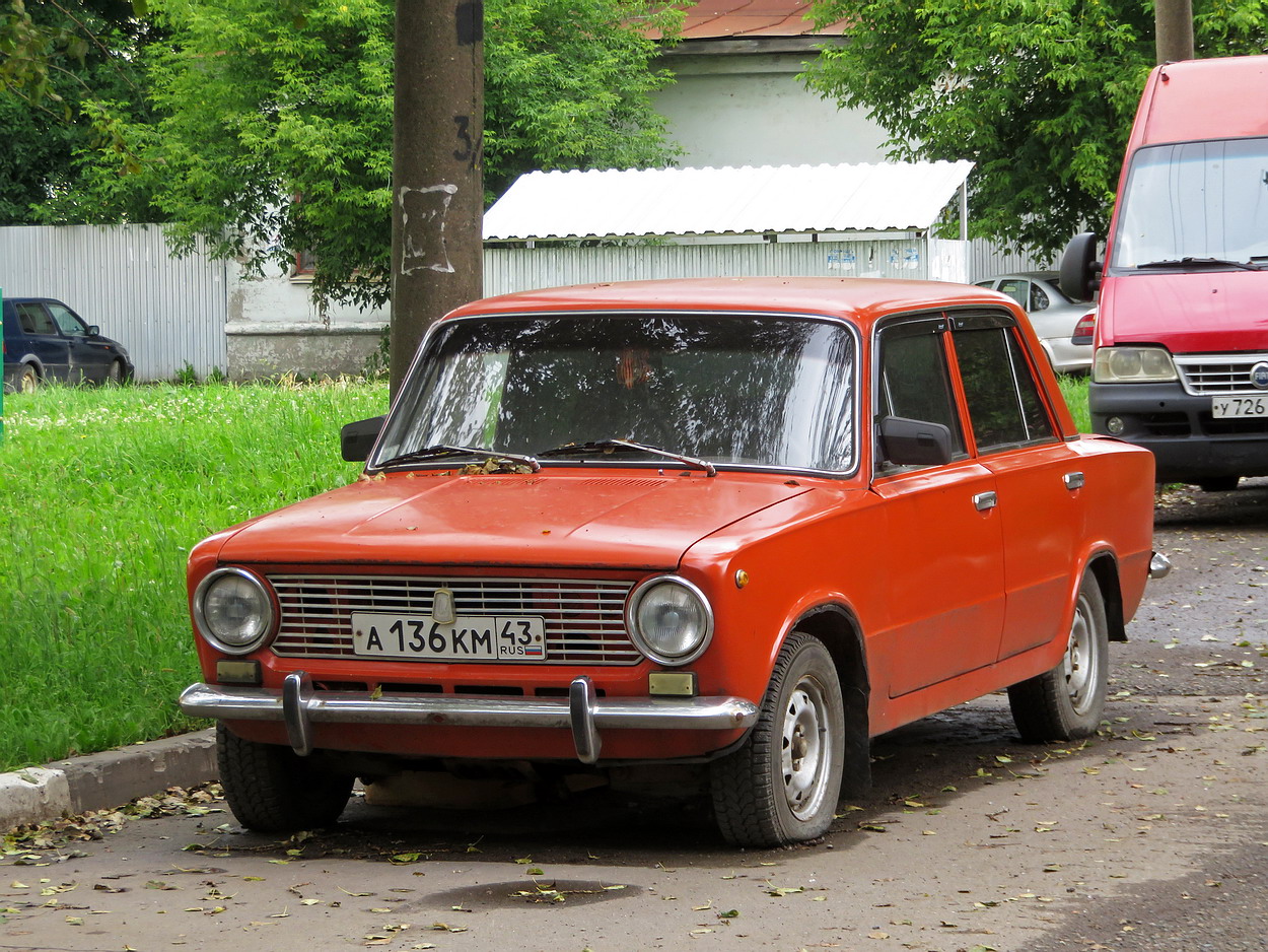 Кировская область, № А 136 КМ 43 — ВАЗ-2101 Жигули '70-83