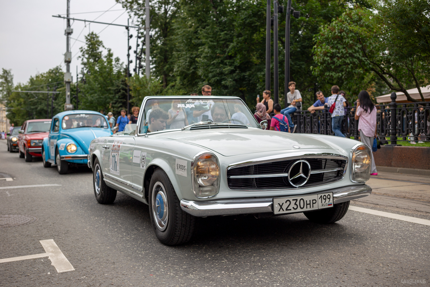Москва, № Х 230 НР 199 — Mercedes-Benz (W113) '63-71; Москва — День Московского транспорта 2026