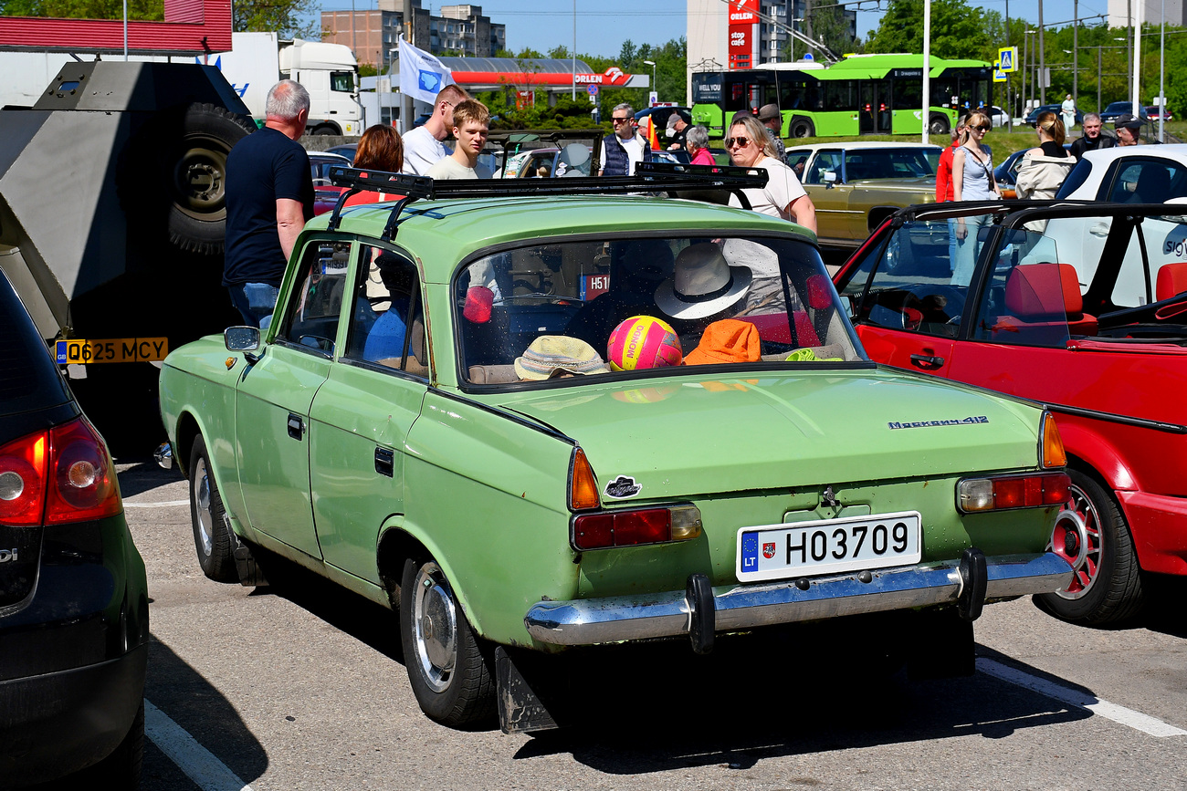 Литва, № H03709 — Москвич-412ИЭ-028 (Иж) '82-01; Литва — Classic Auto Show Kaunas 2026
