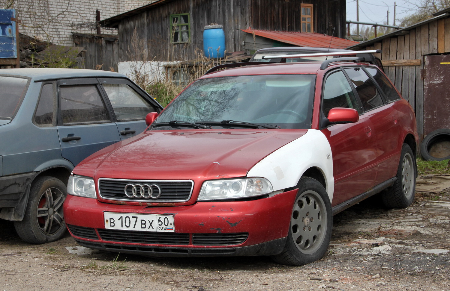 Псковская область, № В 107 ВХ 60 — Audi A4 (B5/8D) '94-98