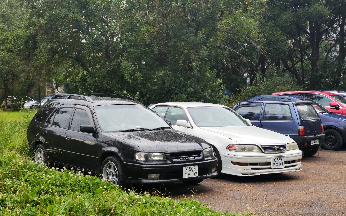 Тверская область, № Х 505 ТР 69 — Toyota Sprinter Carib (AE110G) '95-02