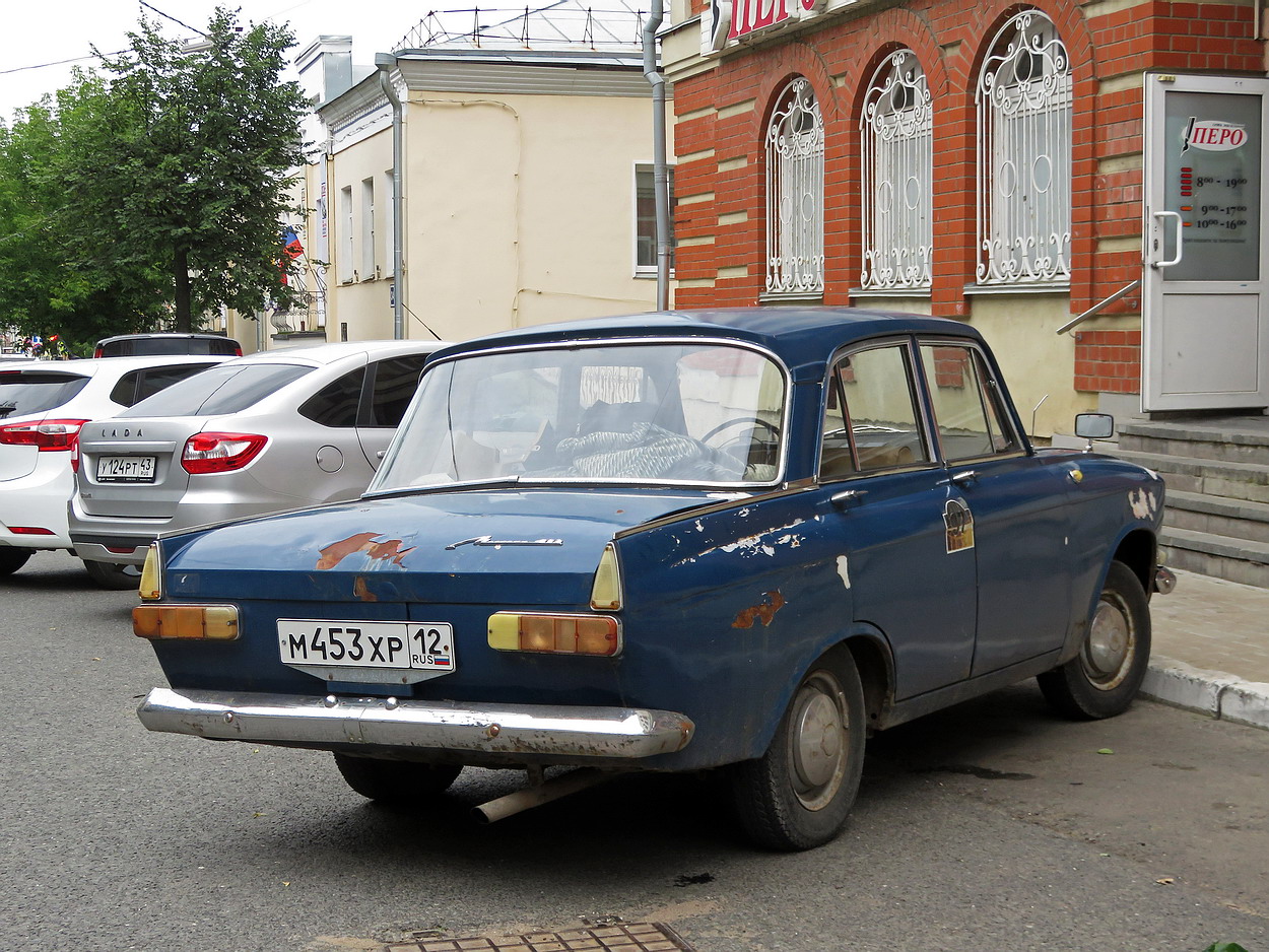 Кировская область, № М 453 ХР 12 — Москвич-412ИЭ (Иж) '70-82; Марий Эл — Вне региона