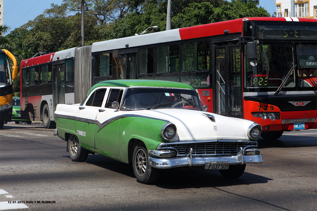 Куба, № P 034 509 — Ford Fairlane (1G) '55-56