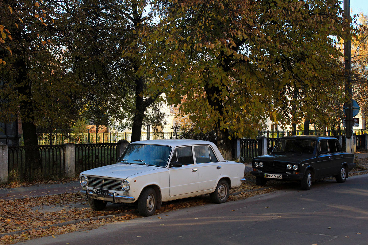 Сумская область, № 92-92 СУТ — ВАЗ-2101 Жигули '70-83; Сумская область, № ВМ 5177 АК — ВАЗ-21061 Жигули '79-01