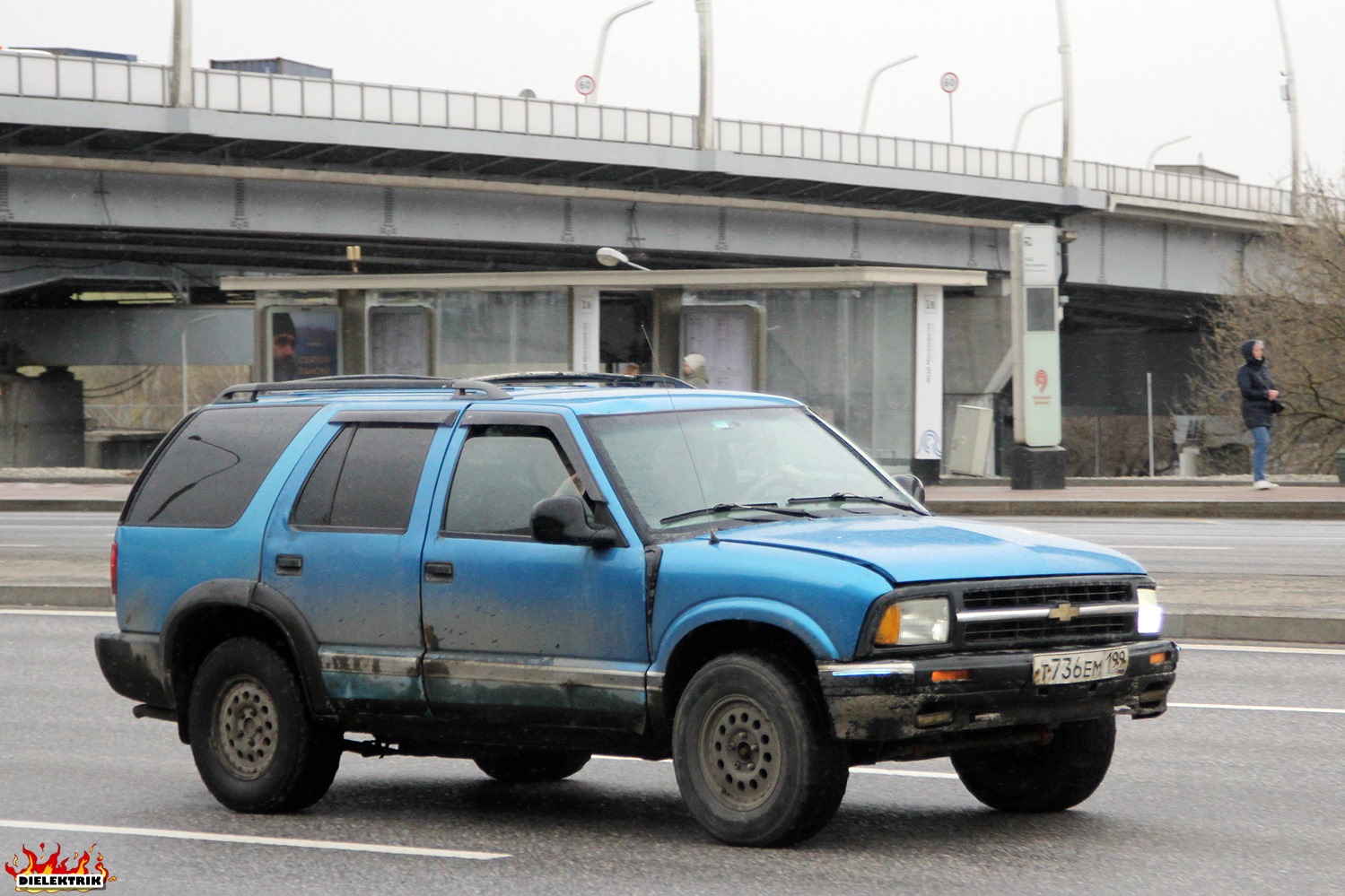 Москва, № Т 736 ЕМ 199 — Chevrolet Blazer S10 (2G) '95-02