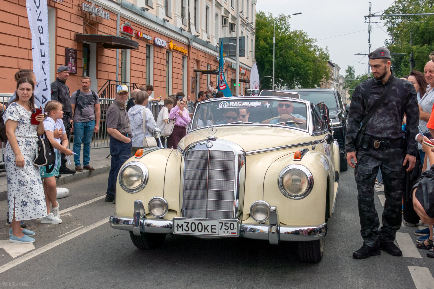Московская область, № М 300 КЕ 750 — Mercedes-Benz 300/300B/300C (W186) '51-57; Москва — День Московского транспорта 2026
