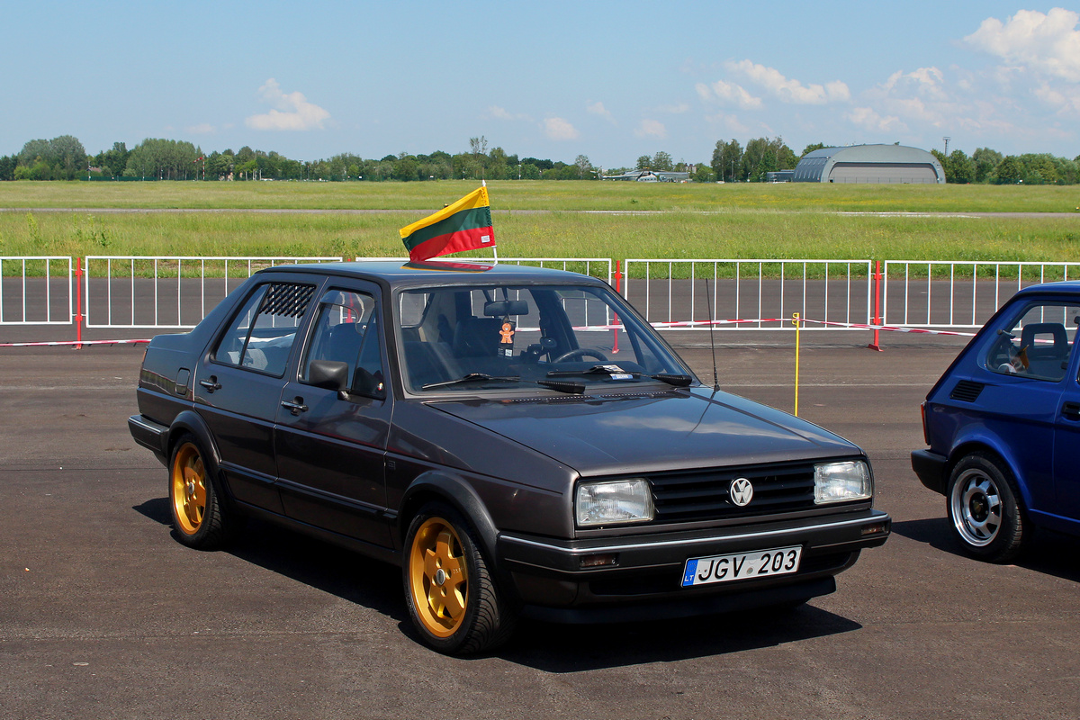 Литва, № JGV 203 — Volkswagen Jetta Mk2 (Typ 16) '84-92; Литва — Retro mugė 2024