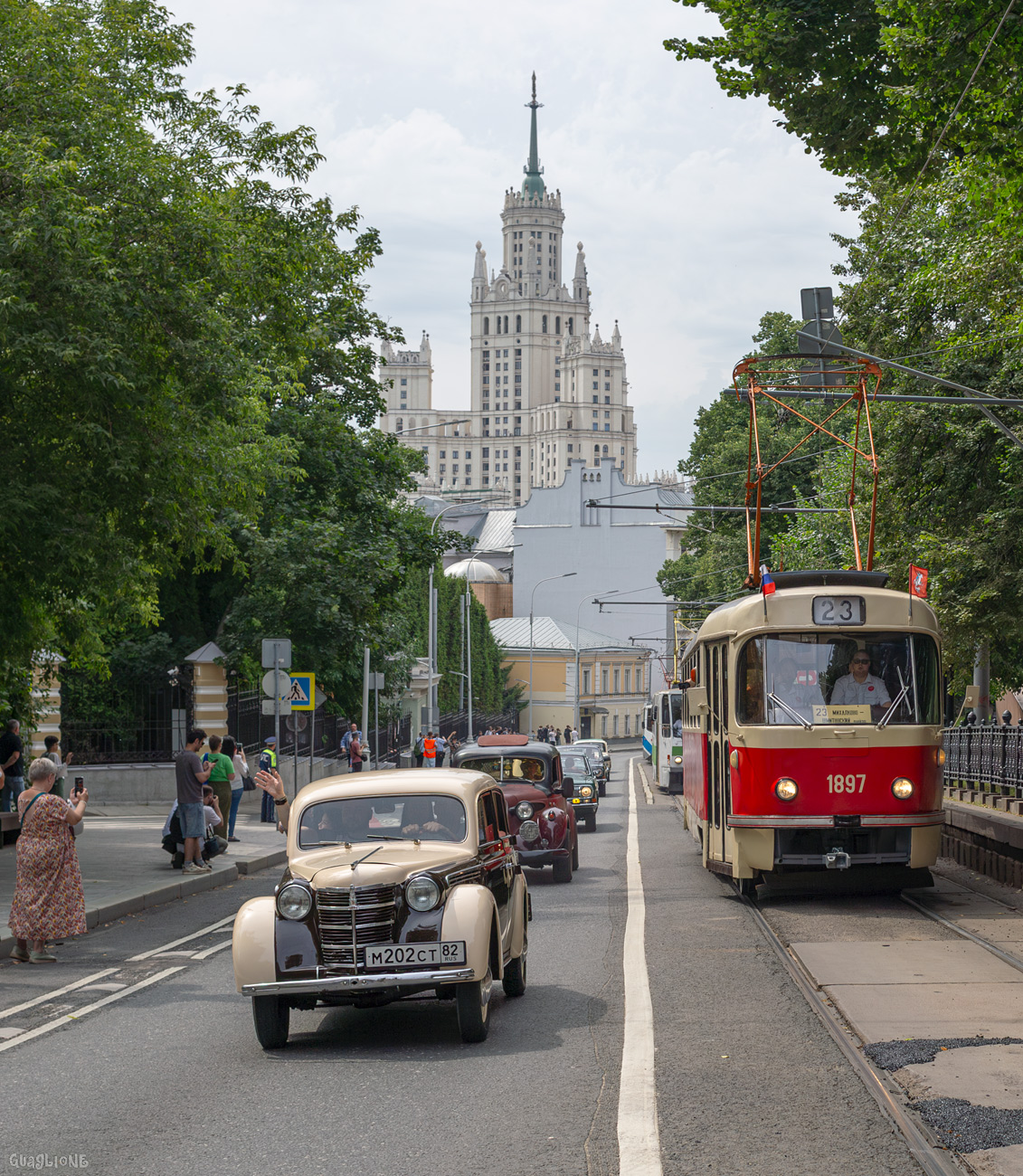 Москва, № М 202 СТ 82 — Москвич-401-420 '54-56; Москва — День Московского транспорта 2026
