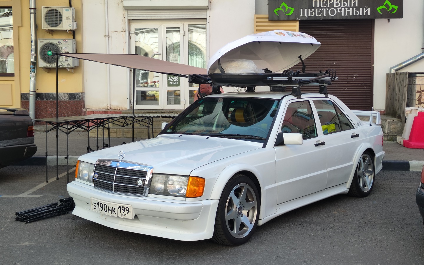 Москва, № Е 190 НК 199 — Mercedes-Benz 190 (W201) '82-93; Тверская область — День города Твери 2026