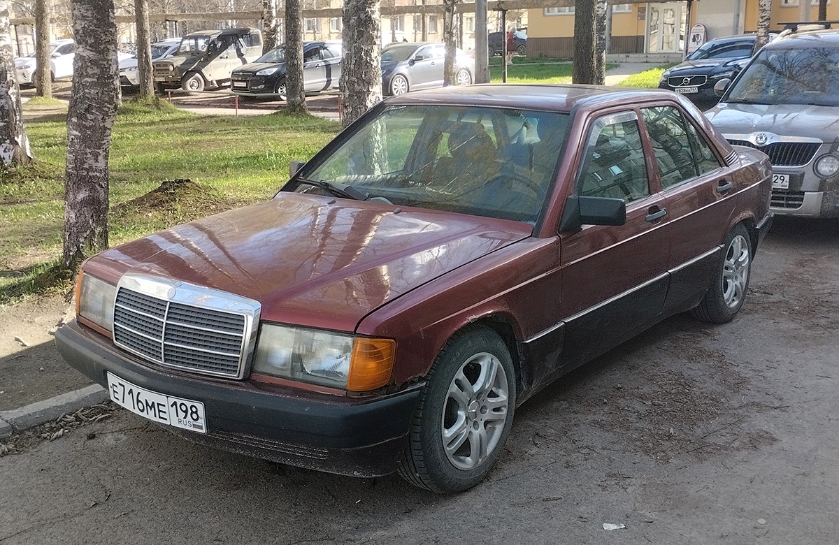 Архангельская область, № Е 716 МЕ 198 — Mercedes-Benz 190 (W201) '82-93