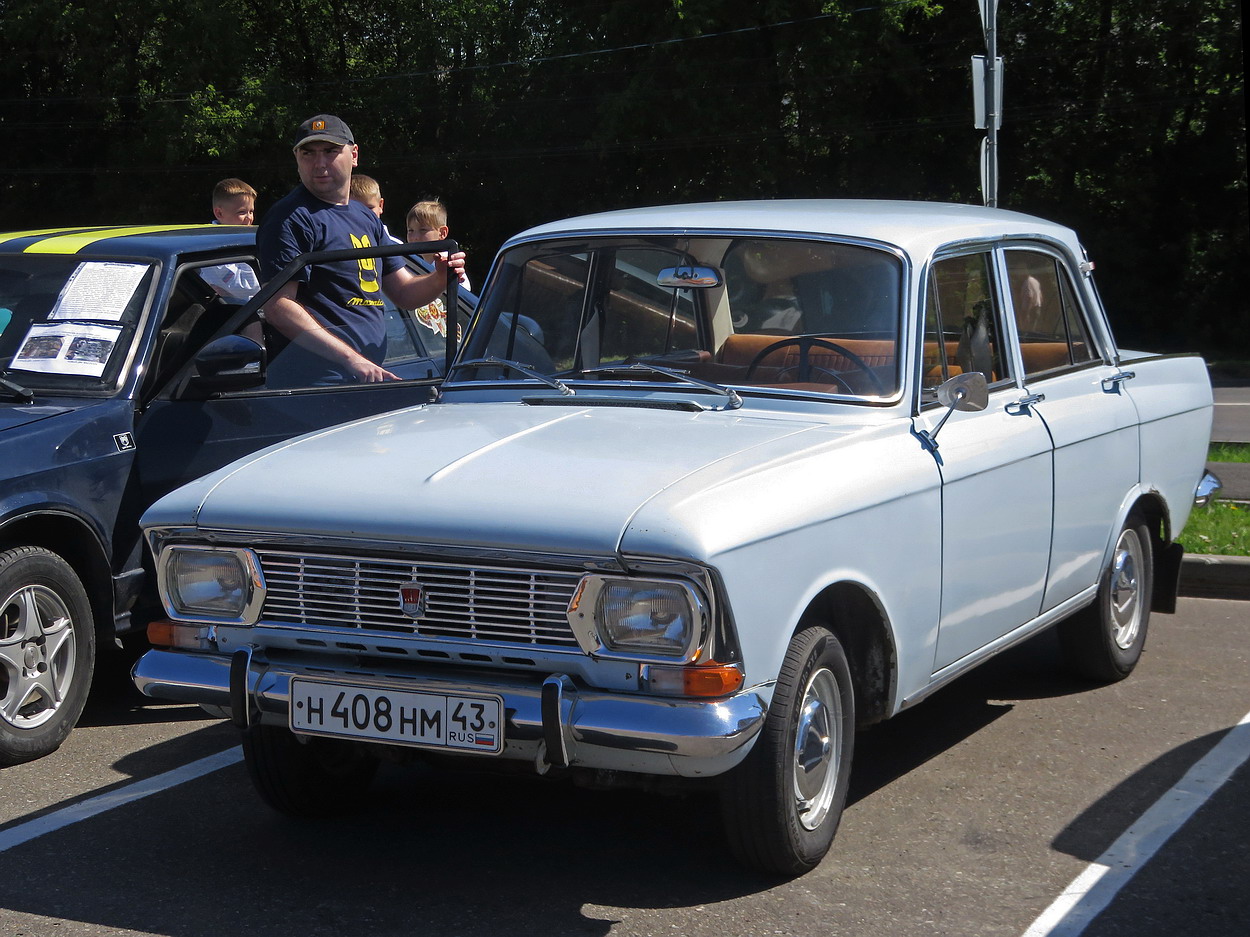 Кировская область, № Н 408 НМ 43 — Москвич-408ИЭ '69-75; Кировская область — Выставка ретро-автомобилей в Кирове 18 июля 2026 года