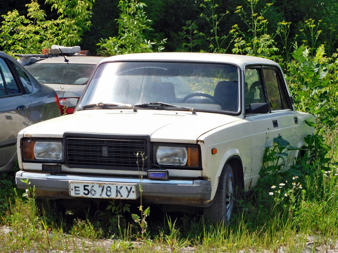Курская область, № Е 5678 КУ — ВАЗ-2107 Жигули '82-91