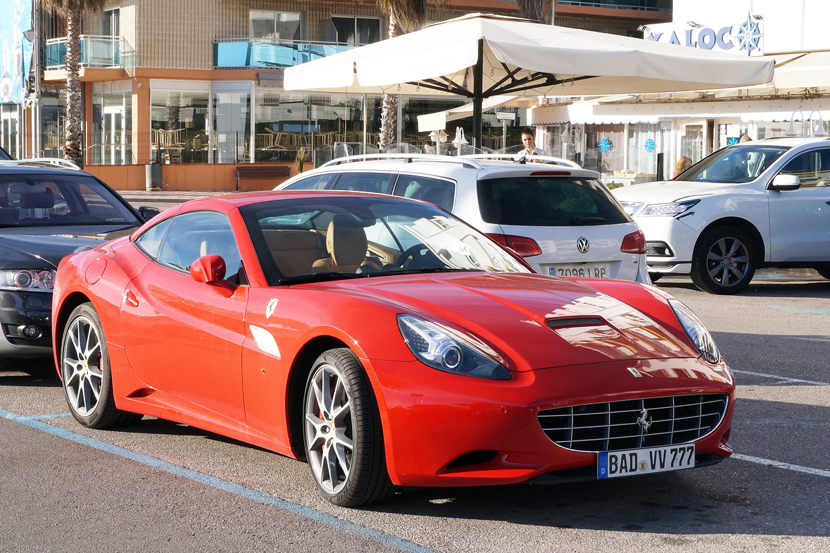 Германия, № BAD-VV 777 — Ferrari California '08-12