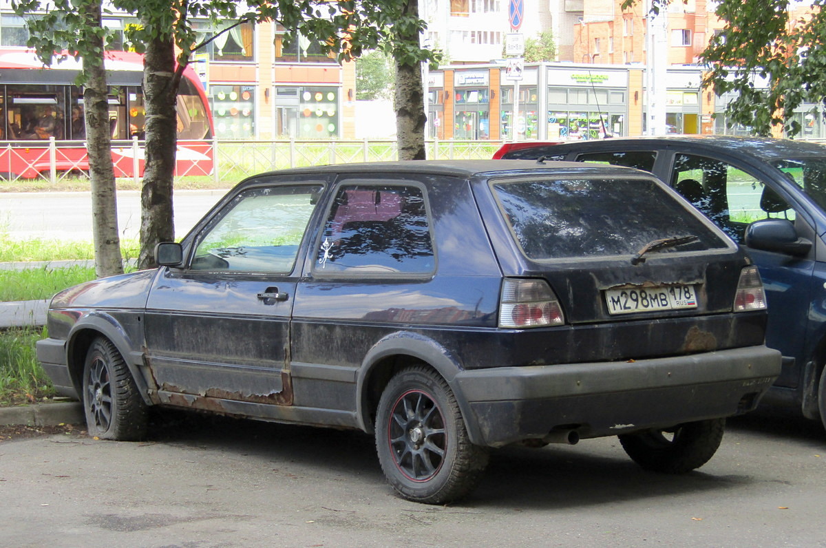 Санкт-Петербург, № М 298 МВ 178 — Volkswagen Golf (Typ 19) '83-92